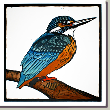 Kingfisher print button